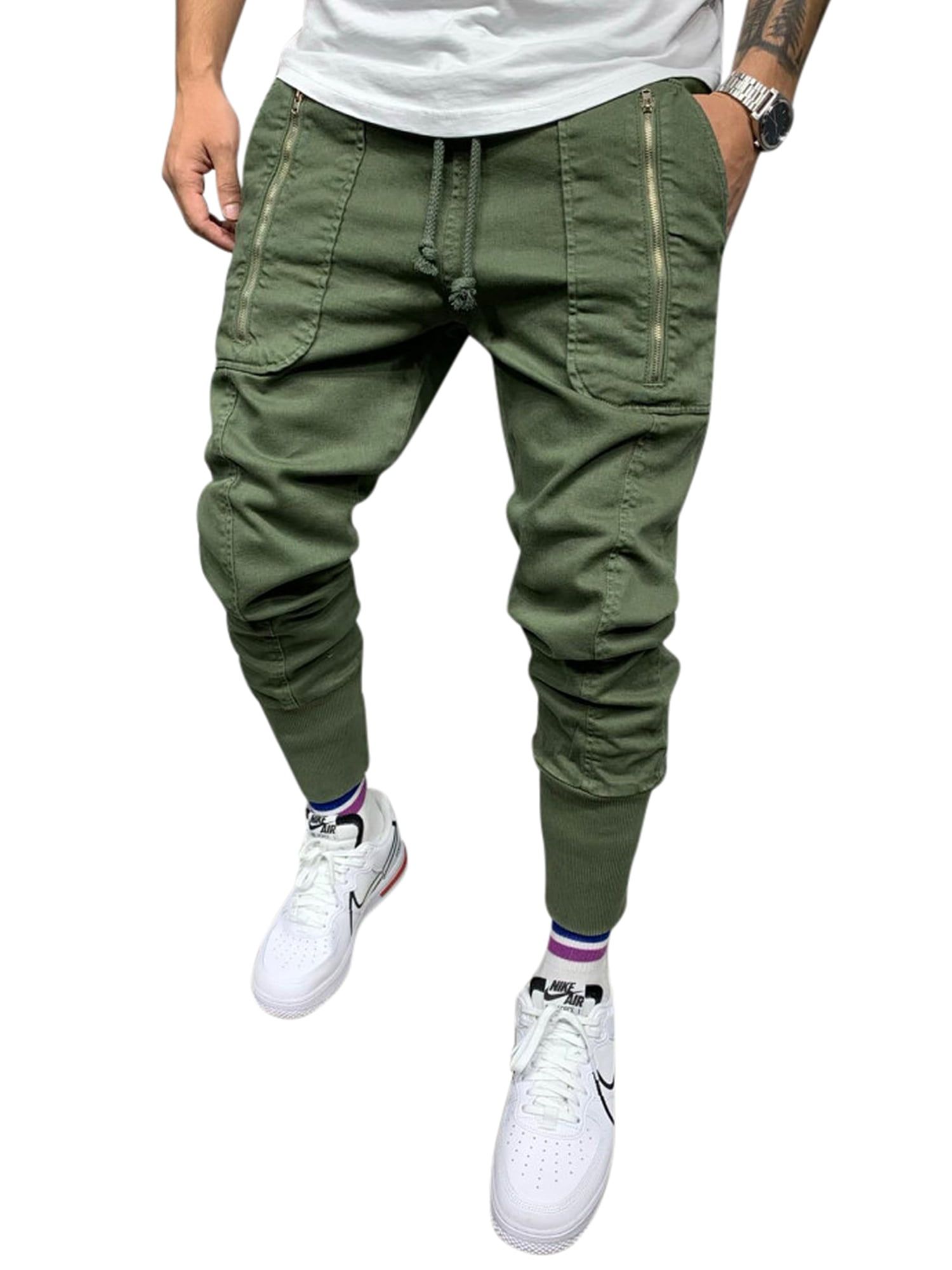Fashion Drawstring Sweatpants Casual 