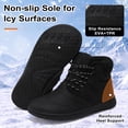 thumbnail image 4 of Womens Waterproof Winter Wide Toe Box Snow Boots Lightweight Warm Ankle Booties, 4 of 8