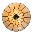 thumbnail image 3 of Meyda Tiffany 195578 Vincent Honeycomb 3 Light 15" Wide Semi-Flush Bowl Ceiling Fixture -, 3 of 7