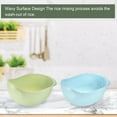 thumbnail image 6 of Uxcell 2Pcs Rice Washer Strainer Basket Rice Sieve Plastic Colander Kitchen Drain Basket with Handles-Blue+Green, 6 of 6