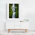 thumbnail image 2 of Multnomah Falls 02 - Oregon Photography White Framed Wall Art Print 20 x 30 inches, 2 of 3