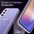 thumbnail image 6 of JETech Matte Case for Samsung Galaxy A54 5G 6.4-Inch, Frosted Translucent Back Protective Slim Phone Cover, Anti-Fingerprints (Lilac), 6 of 6