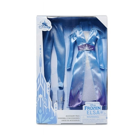 Disney Frozen 2 Elsa Classic Doll Clothing Set, Box, Satin & Plastic Blue