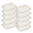 thumbnail image 1 of Café Express (300 Count) 6in x 9in Hinged Food Containers, PP Clamshell  Disposable Food Containers, 1 of 3