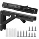 thumbnail image 4 of Heavy Duty Folding Shelf Brackets - 8, 10 & 12 - Wall Mounted for Bench Table with Screws, 4 of 5