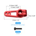 thumbnail image 2 of Aluminum Alloy 25T Steering Servo Single Sided Red Arm Horn for RC Car/Boat/Airplane Boat Accessories 3 Pcs, 2 of 6