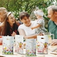 thumbnail image 6 of 2ooya Floral Theme Party Favor Bag with Die Cut Handle, Waterproof Gift Bag for Birthday Wedding,50Counts, 6 of 6