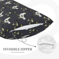 thumbnail image 3 of Sikiie Cartoon Rooster Print Plush Pillow Cover, Wrinkle-proof and Stain-resistant Pillow Protector without Pillow Core, Home Decoration-20"x30", 3 of 6