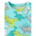 thumbnail image 3 of The Children's Place Baby & Toddler Boys Short Sleeve Snug Fit Dino Cotton PJ, Sizes NB-6T, 3 of 3