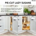 thumbnail image 4 of Rev-A-Shelf 4WLS942-31P-52 Wood Classics Double 2 Tier 31" Pie Cut Door Mount Lazy Susan -, 4 of 7