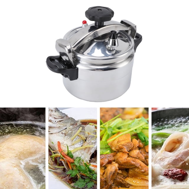 Pressure Cooker Universal Compound Bottom Easy to Open and Close Aluminium Pressure Canner for Gas ,Flat Top ,Induction