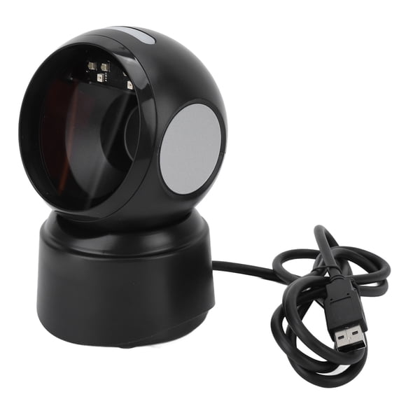 MeetCA Desktop Barcode Scanner 1D 2D USB Plug and Play ABS Material