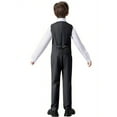 thumbnail image 2 of 4pcs Boy's Gentleman Suit, Suit Jacket Long Sleeve Plain Color Shirt & Pants & Vest & Tie, Spring And Autumn Boys Preppy Style Vest Set For Competition Performance Wedding Banquet Dress, 2 of 5
