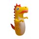 thumbnail image 3 of Saco de boxeo inflable para niños, juguete de dinosaurio 3D, para gimnasio interior, para niños y niñas Amarillo, 3 of 8
