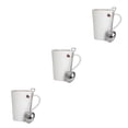 thumbnail image 4 of Naiovety Tea Infuser Stainless Steel Mesh Reusable Leaves Shaped Strainer with Loose Drip Brewing Herbal Handle Spice Mug Filter PC 1 3piezas Naiovety CBP018273, 4 of 6