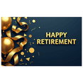 thumbnail image 7 of Black Background Banner with Golden Stars and Sparkles for Happy Retirement Party Backdrop Decorations Photo Booth Props Retirement Celebration Event Supplies, 7 of 7
