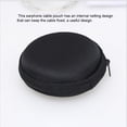 thumbnail image 4 of Bluetooth-compatible Headphone Cable Round Storage Bags Outdoor Headphone Cable Storage Bag Traveling Inner Netting Wireless Headset Zipper EVA Pouches Black, 4 of 9