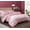 Blush Pink (No Comforter), variant on Satin Duvet Cover Twin, Luxury Silky Like Ivory White Duvet 68" x 90" - Zipper Closure & Corner Ties