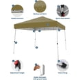 thumbnail image 2 of Carpa Desplegable 10x10 Pies – Toldo 8x8 Pies – Refugio Portátil – Incluye Bolsa de Transporte – Patio, Jardín, Playa y Campamento, 2 of 7