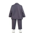 thumbnail image 4 of Boys Outfit Set Formal Tuxedo for Kids Elegant Suit Ensemble Dress Wear for Wedding Homecoming, 4 of 4