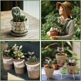 thumbnail image 7 of 15 Pcs Wood Plant Labels 15 Styles Wooden Hands Garden Signs Plants Tags Stickers, 7 of 7