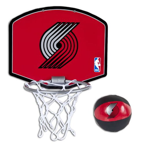 NBA Portland Trail Blazers Over The Door Mini Basketball Hoop