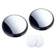 thumbnail image 3 of 2x Espejo retrovisor para coche, accesorios exteriores, espejo retrovisor auxiliar redondo transparente Negro, 3 of 7