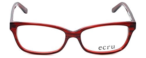 Ecru Designer Reading Glasses Beck in Red +0.25
