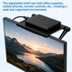 thumbnail image 5 of Estante Superior para TV, Estante para Monitor de TV, 7.1" x 4.3" Estantes de Pantalla de Plástico Ajustables, Soporte Universal con Agujero para Caja de Medios, Consola de Juegos, Router, Negro, 5 of 6