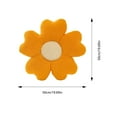 thumbnail image 2 of Flower Pillow Flowers Shaped Pillow Cushion Decorative Daisy Pillow for Bed Cute Throw Pillow Flower Floor Pillow Soft Seat Cushion Cushion(19.7Inch，Yellow), 2 of 8