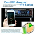 thumbnail image 4 of In-Dash 1 Din Car Radio Bluetooth/FM/2USB/AUX/Fast Charge/Romote Control MP3 Player USB/AUX Car Stereo Car Radio, 4 of 12