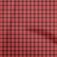thumbnail image 1 of oneOone Rayon Red Fabric Check Sewing Craft Projects Fabric Prints By Yard 56 Inch Wide, 1 of 4