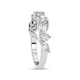 thumbnail image 3 of AFFY Wedding Band Ring for Women, 0.90 Carat (ctw) Marquise and Round Cut Lab Grown Diamond Eternity Ring In 10K Solid White Gold F-G, VS-SI Quality Gifts For Her Ring Size-5.5, 3 of 6