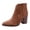 Khaki, variant on NOKIO Women Pointed Toe Ankle B𝗈𝗈𝑡𝑠 Mid Block Heel Side Zipper B𝗈𝗈𝑡𝑠 Fall Winter Che𝗅sea Bootie Side V Cutout Chun𝗄𝗒 Booties Comfy S𝗅ip On Short Boot Fashion Casual Work Booties