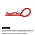 thumbnail image 4 of 5pcs 30-Degree Angle Body Clips Bent Springy Pins for All 1/8 1/10 Scale Model RC Car Crawler Fit 1.4mm Rod(Red), 4 of 6