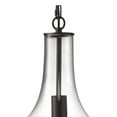 thumbnail image 2 of Benzara BM241192 Pendant Light with Glass Pot Bellied Shape & Chain, Clear, 2 of 5
