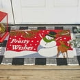 thumbnail image 2 of Park Designs Flurry Snowman Doormat 1'6''x2'6'', 2 of 6