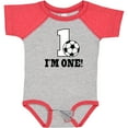 thumbnail image 3 of Inktastic First Birthday Soccer 1 Year Old Boys or Girls Baby Bodysuit, 3 of 5