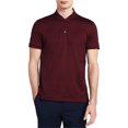 thumbnail image 1 of Calvin Klein Camiseta Henley texturizada para hombre, rojo, pequeño Calvin Klein henley, 1 of 1