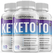 (3 Pack) Ketogenix Keto Max Pills Advanced Weight Mangement Puretonics VIP Tablets Ketogenic As Seen on for Women Men Supplements (180 Capsules)