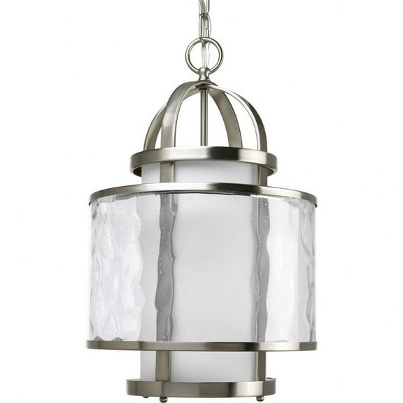 Open Box P3701-09-Progress Lighting-Bay Court - 1 Light - Cylinder Shade in Coastal style - 11.75 Inches wide by 18.25 Inches high -Traditional