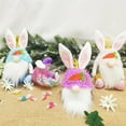thumbnail image 6 of Vfedsrsge Easter Bunny Cute Faceless Doll Decoration Ornaments, Pink Easter Gnomes Gifts for Kids, Walmart Holidays Clearance, 6 of 8