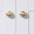 thumbnail image 6 of TABLZONE Kitchen Cabinet Knobs Pull Handles Golden Brass 2Pcs, 6 of 6
