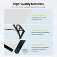 thumbnail image 4 of SPECSTAR Polycarbonate Window Door Awning Canopy Transparent with Black Bracket 40 Inch x 120 Inch, 4 of 7