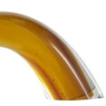 thumbnail image 5 of 9", 5"H Orange Glass Arch Abstract Sculpture with Clear Accents, by DecMode (2 Count), 5 of 10