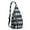 Black-16, variant on Boho Chic Elephant Sling Backpack – Vintage Watercolor & Mandala Floral Print Crossbody Bag for Hiking, Travel & Urban Adventures