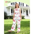 thumbnail image 3 of PatPat Girls Pants Sleeveless Wide Leg Jumpsuit Casual One Piece Romper 5-6 Years, 3 of 8