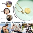 thumbnail image 4 of Circle Cremation Jewelry for Ashes for Pet Keepsake Urn Necklaces with Cat Dog Paw Print Holder Pet's Ashes Pendant Memorial Gifts for Love Ones, 4 of 6