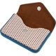 thumbnail image 2 of Tarjetero de cuero con hebilla magnética para tarjetas de crédito, color negro (azul), 2 of 4