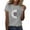 501_Grey, variant on Blue Shirts for Women Trendy Summer, Polyester Shirts for Women Loose Fit, Short Sleeve Boho Graphic Tees for Women, Spring Tops for Women 2024 Trendy, Sunflower School Ladies Tops And Blouses